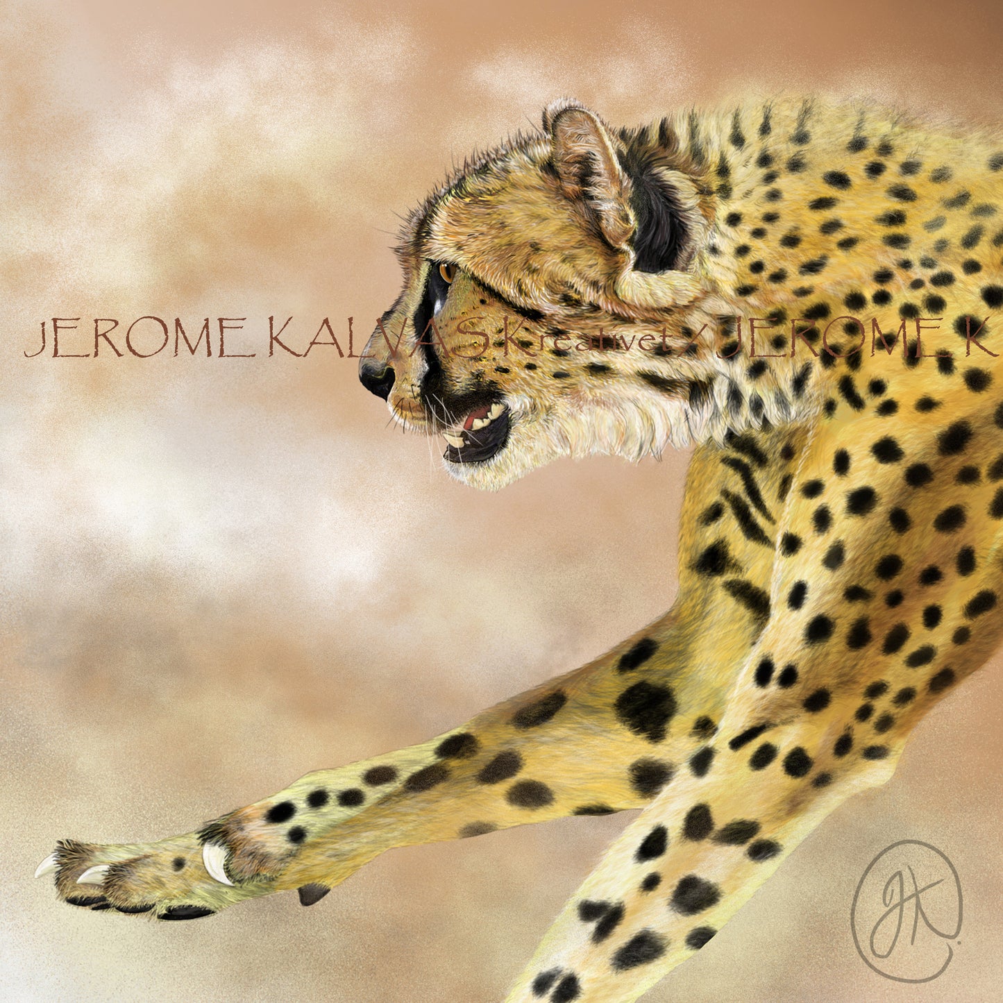 Cheetah (Acinonyx jubatus) – Card