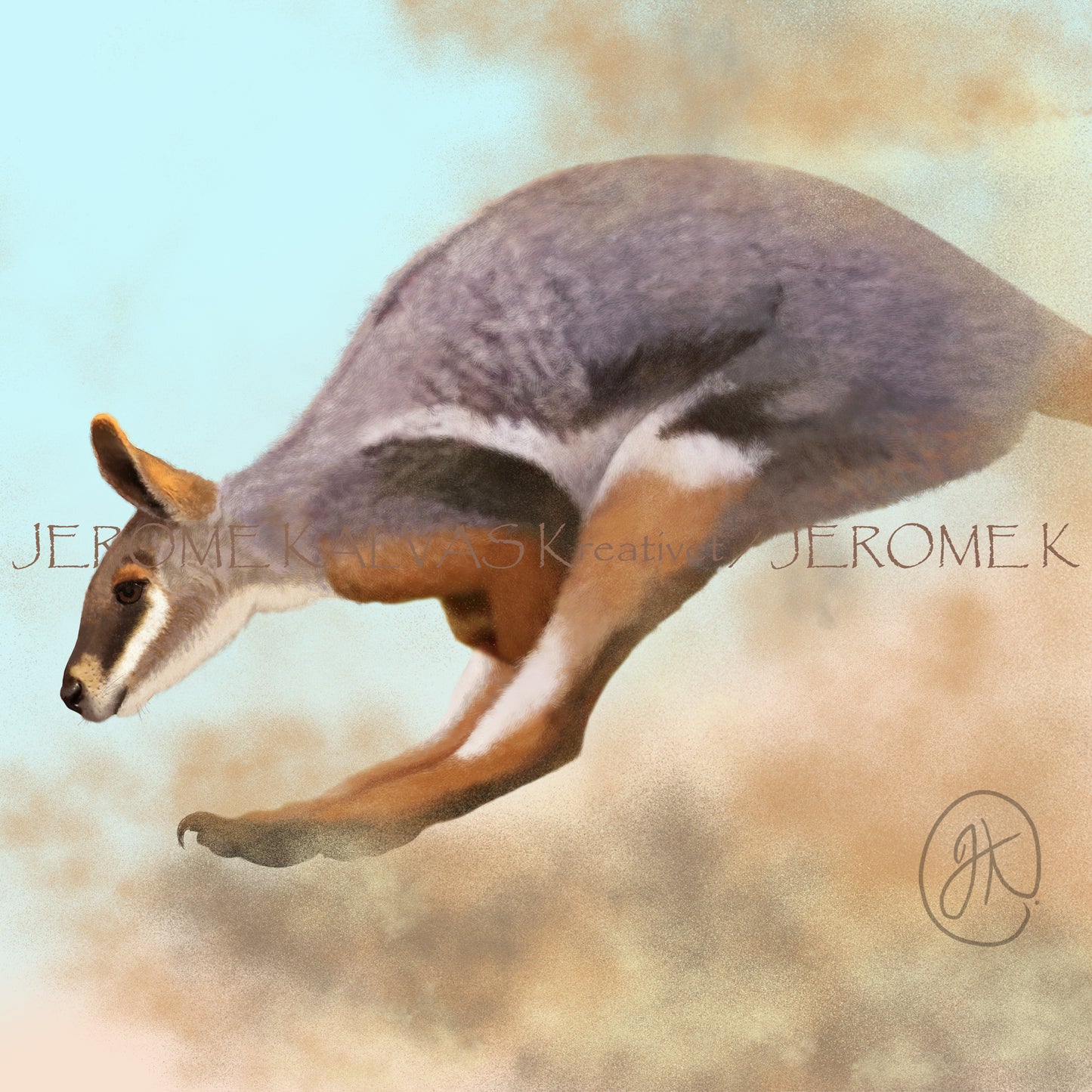 Yellow Footed Rock Wallaby