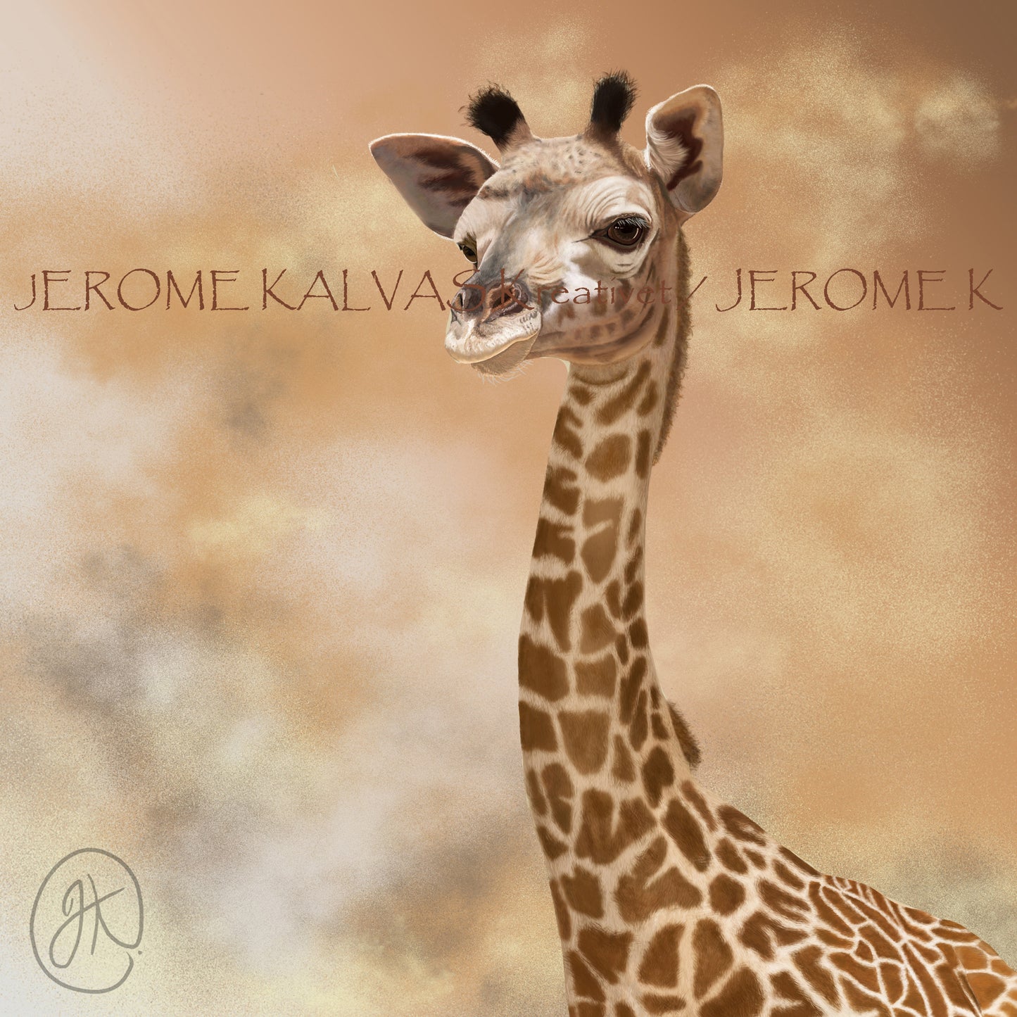 Giraffe (Giraffa camelopardalis) – Print